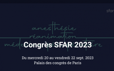 Sessions ARCOTHOVA et parcours coeur-hémodynamique au congrès SFAR 2023