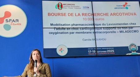 Remise de la Bourse ARCOTHOVA au Congrès de la SFAR